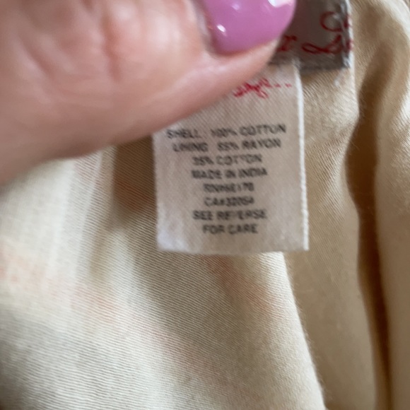 Cotton skirt with frayed edging - Picture 4 of 4